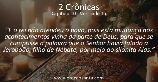 2 Crônicas 10:15
