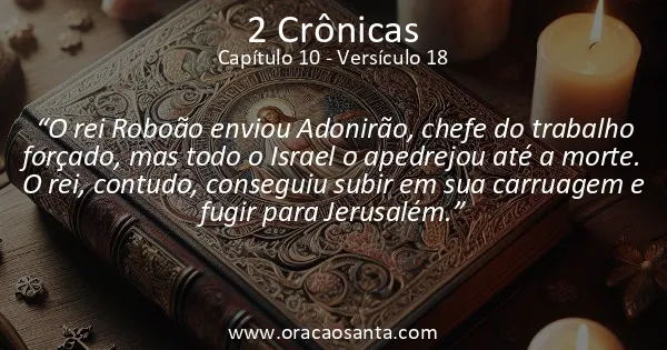 2 Crônicas 10:18