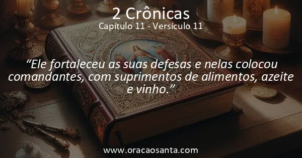 2 Crônicas 11:11