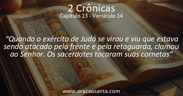 2 Crônicas 13:14