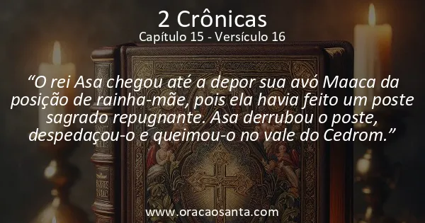 2 Crônicas 15:16