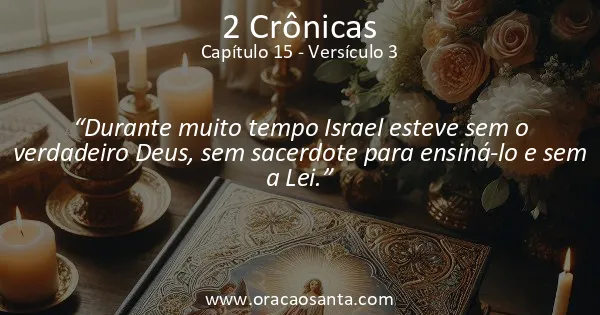 2 Crônicas 15:3