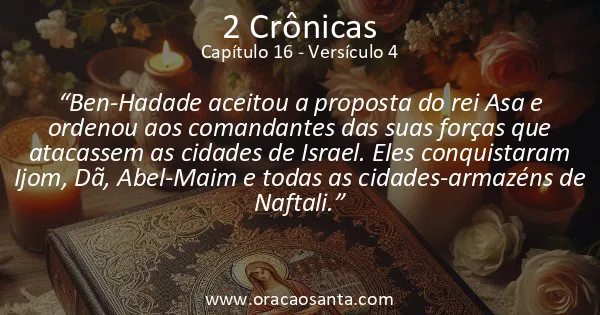 2 Crônicas 16:4