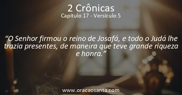2 Crônicas 17:5