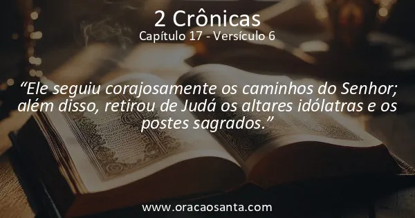 2 Crônicas 17:6