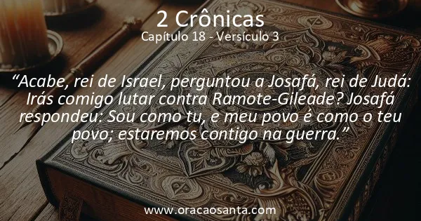 2 Crônicas 18:3