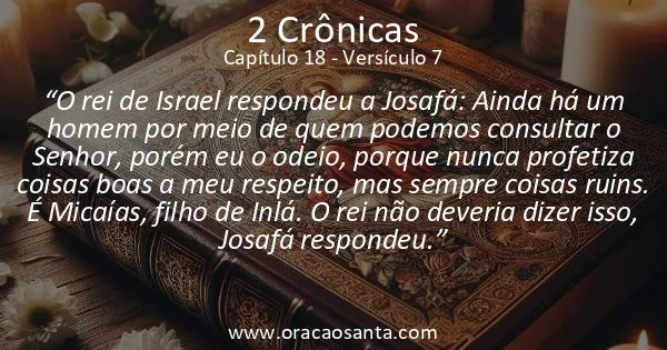2 Crônicas 18:7