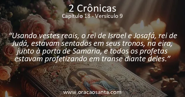 2 Crônicas 18:9