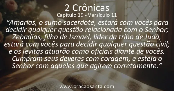 2 Crônicas 19:11