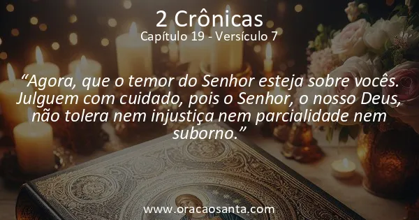 2 Crônicas 19:7
