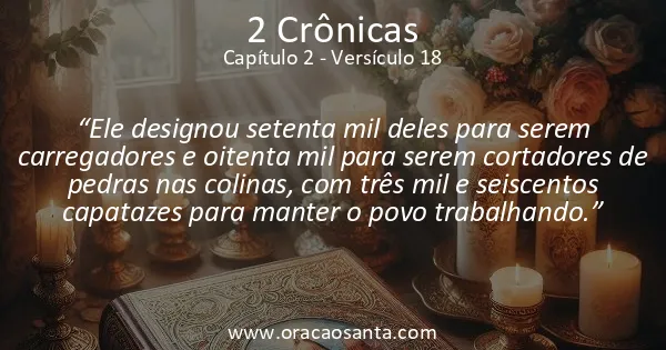 2 Crônicas 2:18