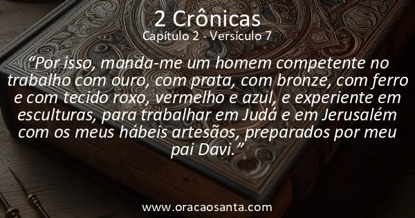 2 Crônicas 2:7