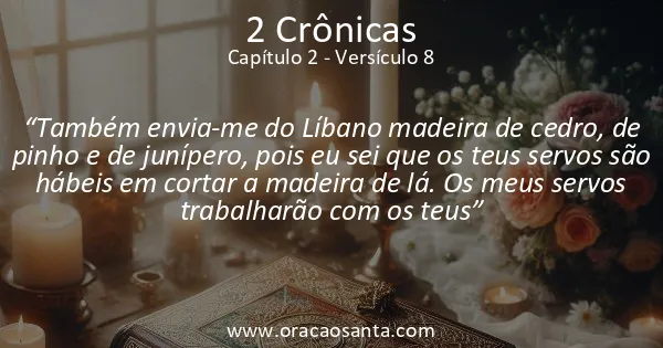 2 Crônicas 2:8