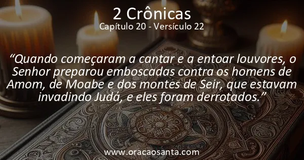 2 Crônicas 20:22