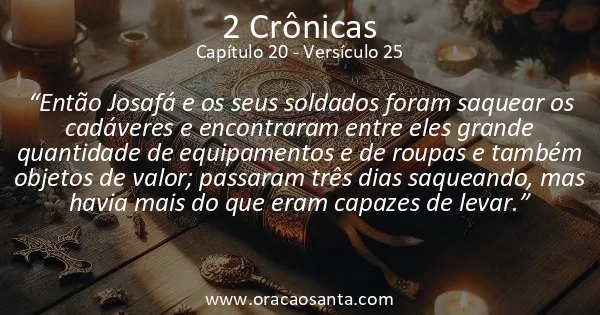 2 Crônicas 20:25