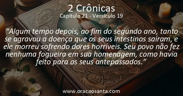 2 Crônicas 21:19