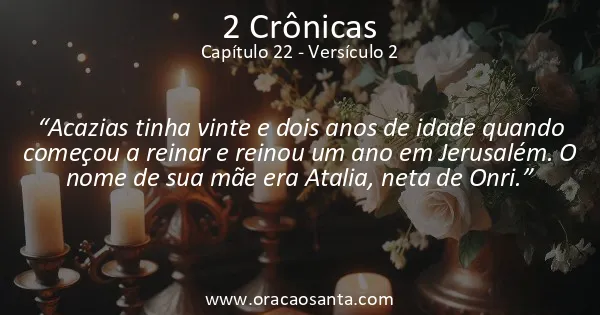 2 Crônicas 22:2