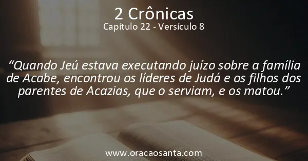 2 Crônicas 22:8