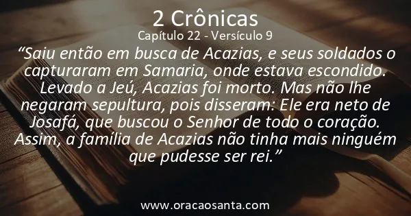2 Crônicas 22:9
