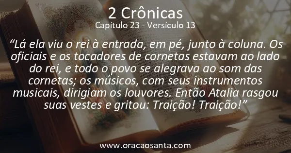2 Crônicas 23:13