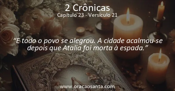 2 Crônicas 23:21