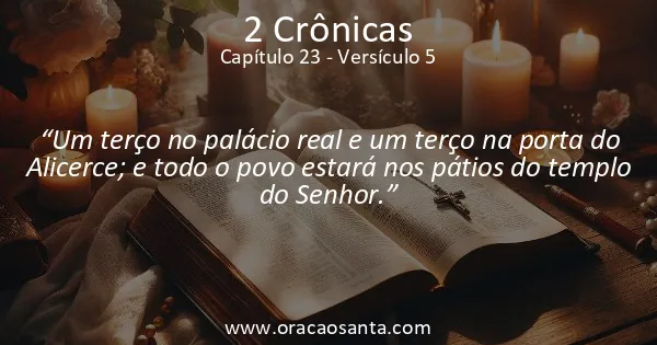 2 Crônicas 23:5