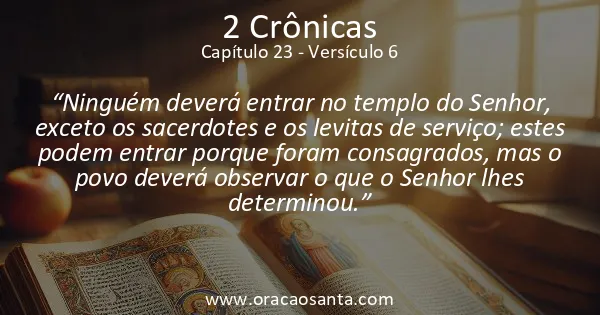 2 Crônicas 23:6
