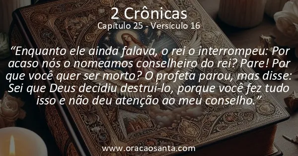 2 Crônicas 25:16
