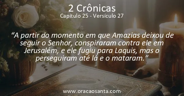 2 Crônicas 25:27