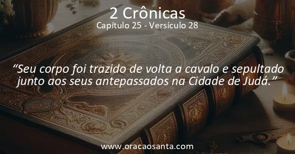 2 Crônicas 25:28