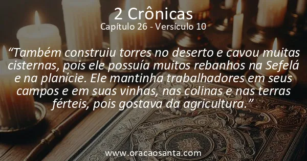 2 Crônicas 26:10