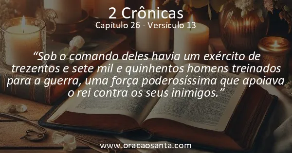 2 Crônicas 26:13