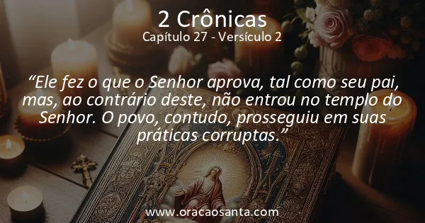 2 Crônicas 27:2