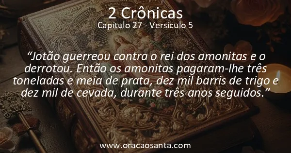 2 Crônicas 27:5