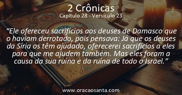 2 Crônicas 28:23