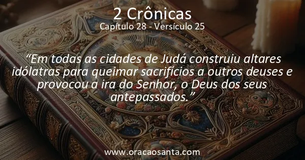 2 Crônicas 28:25