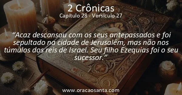 2 Crônicas 28:27