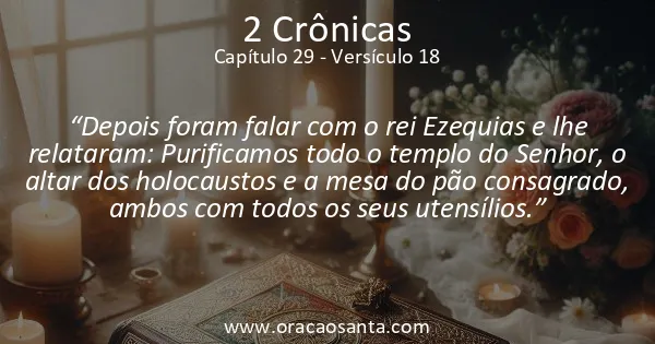2 Crônicas 29:18