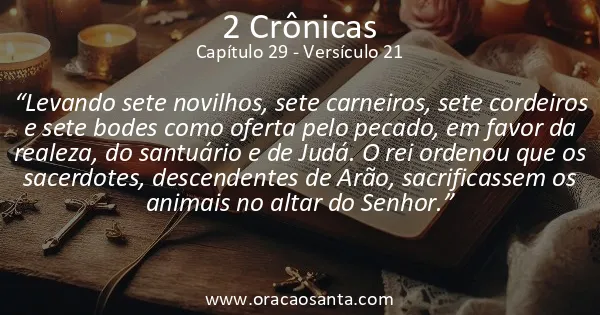 2 Crônicas 29:21