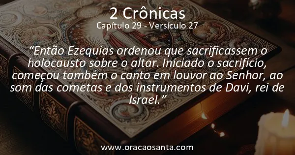 2 Crônicas 29:27