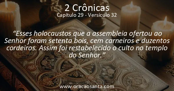 2 Crônicas 29:32