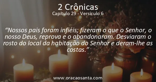 2 Crônicas 29:6
