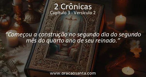 2 Crônicas 3:2