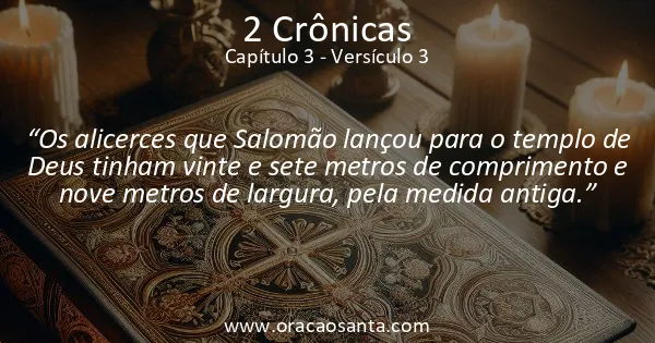 2 Crônicas 3:3