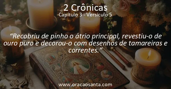 2 Crônicas 3:5