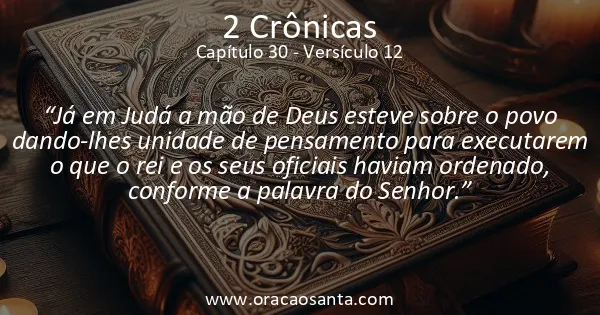 2 Crônicas 30:12