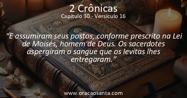 2 Crônicas 30:16
