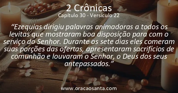 2 Crônicas 30:22
