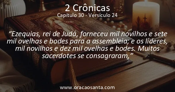 2 Crônicas 30:24