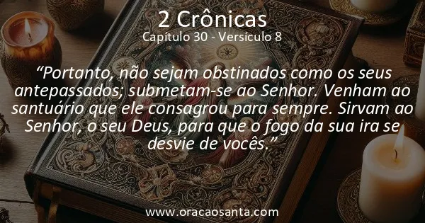 2 Crônicas 30:8